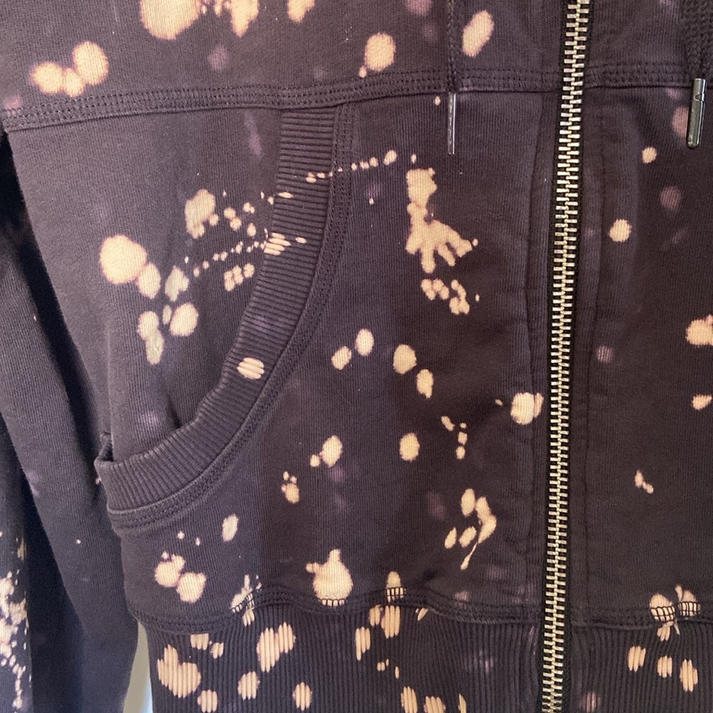 RARE Stella McCartney + Adidas distressed purple zip up hoodie - Picture 5 of 16